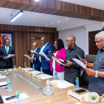 Energy Minister Swears in New Board of GNPC’s Explorco