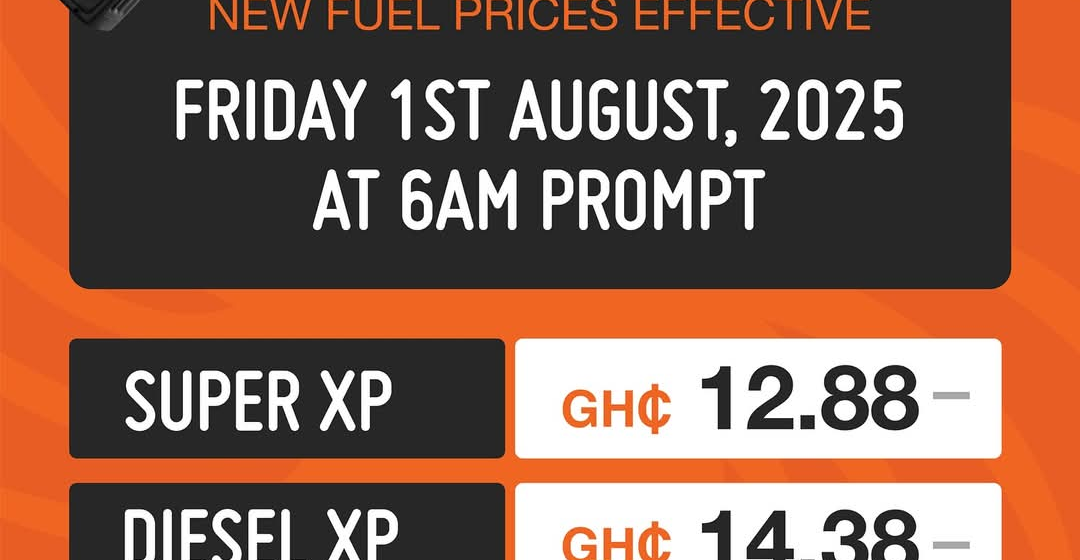 GOIL Maintains Fuel Prices for First Pricing Window of August 2025