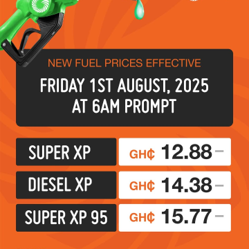 GOIL Maintains Fuel Prices for First Pricing Window of August 2025