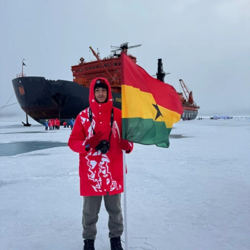 Ghana’s Kenneth Majdoub Joins Global Youth on “Icebreaker of Knowledge” Expedition to the North Pole