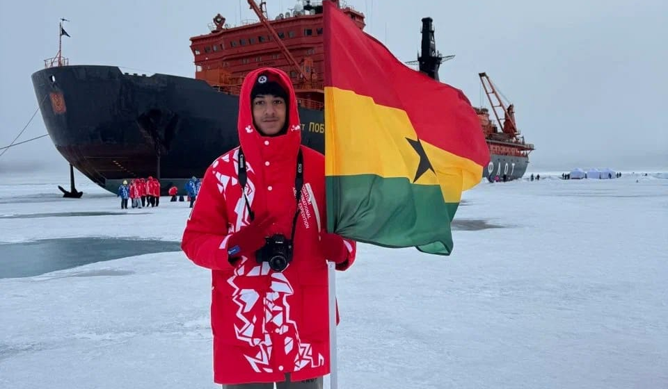 Ghana’s Kenneth Majdoub Joins Global Youth on “Icebreaker of Knowledge” Expedition to the North Pole