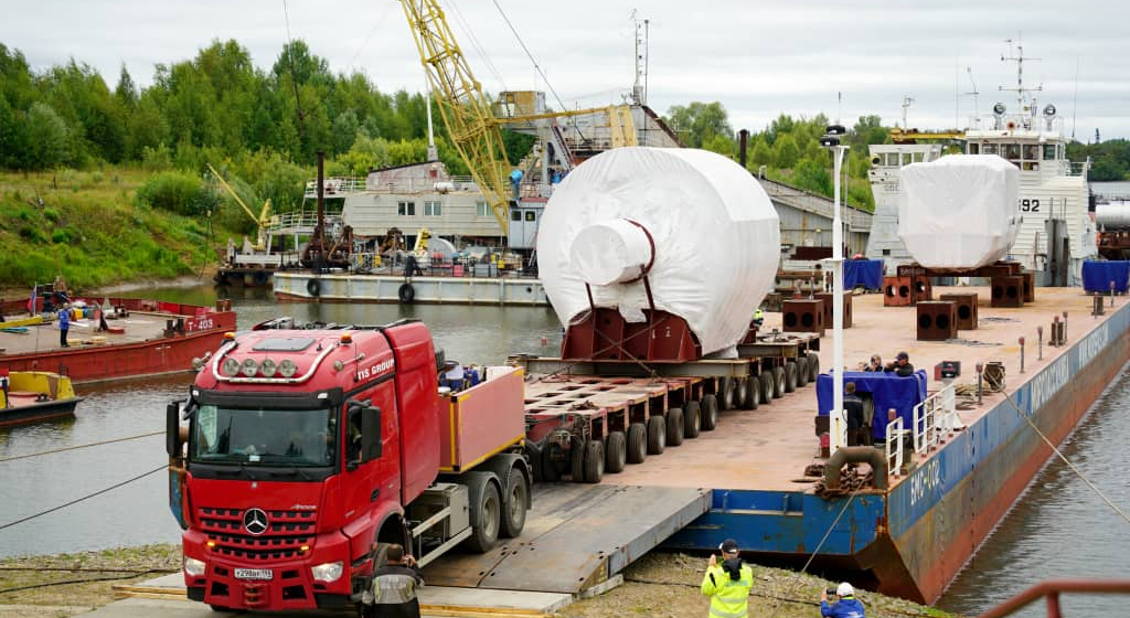 Russian State Atomic Energy Corporation ROSATOM Delivers Main Power Equipment to Seversk