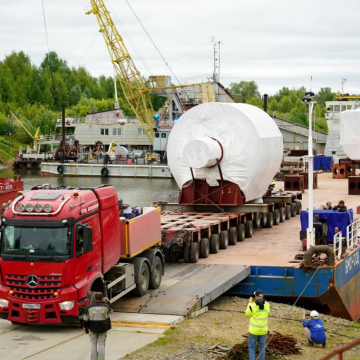 Russian State Atomic Energy Corporation ROSATOM Delivers Main Power Equipment to Seversk