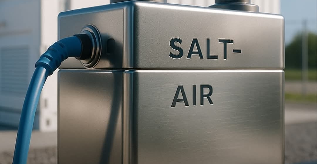 Germany Unveils Long-Lasting Salt-Air Battery for Clean Energy Storage