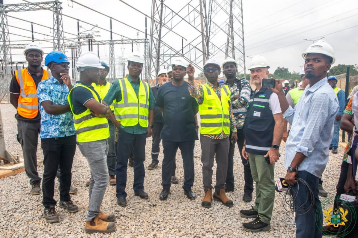 Deputy Energy Minister Inspects 141MW AKSA Power Plant at Anwomaso in the Ashanti region.