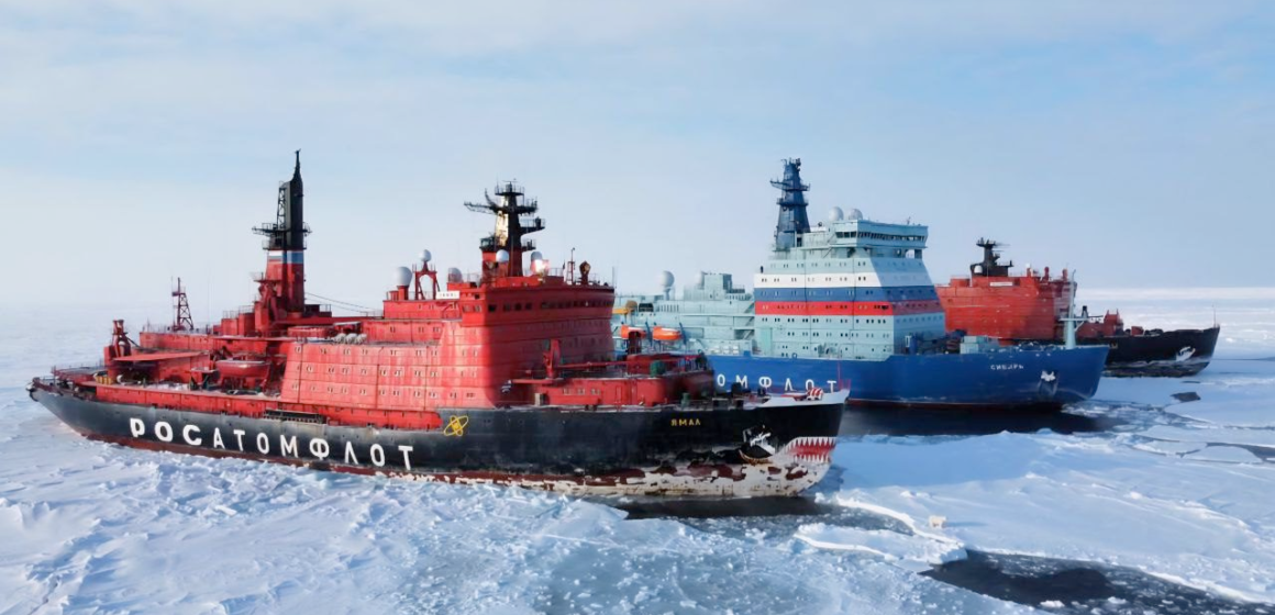 Russia Deploys All Eight Nuclear Icebreakers for First Time