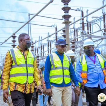 Energy Minister Inspects Akosombo Substation After Fire Outbreak, Orders Urgent Power Restoration