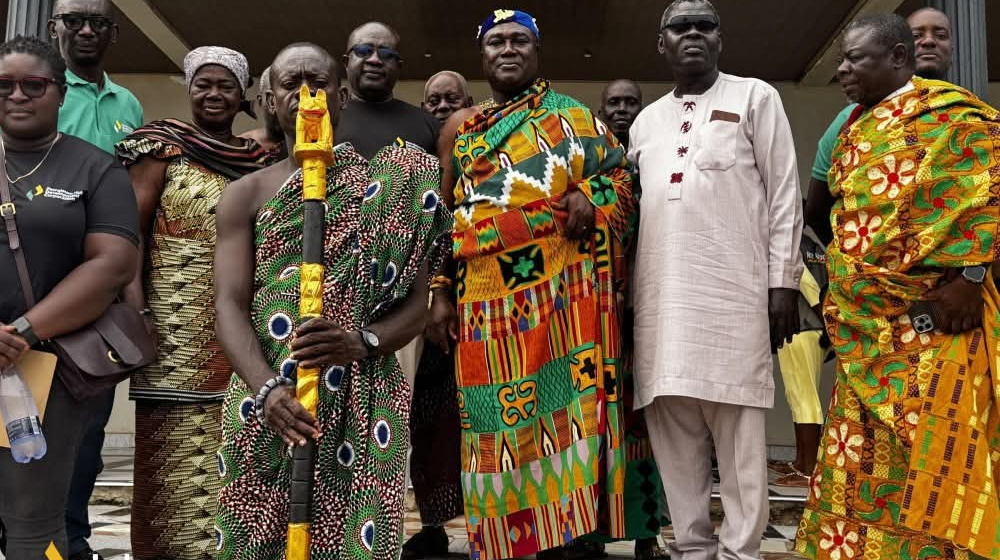 PHDC Presents Lands Commission Report to Awulae Kwasi Amakye III and Jomoro Traditional Leaders