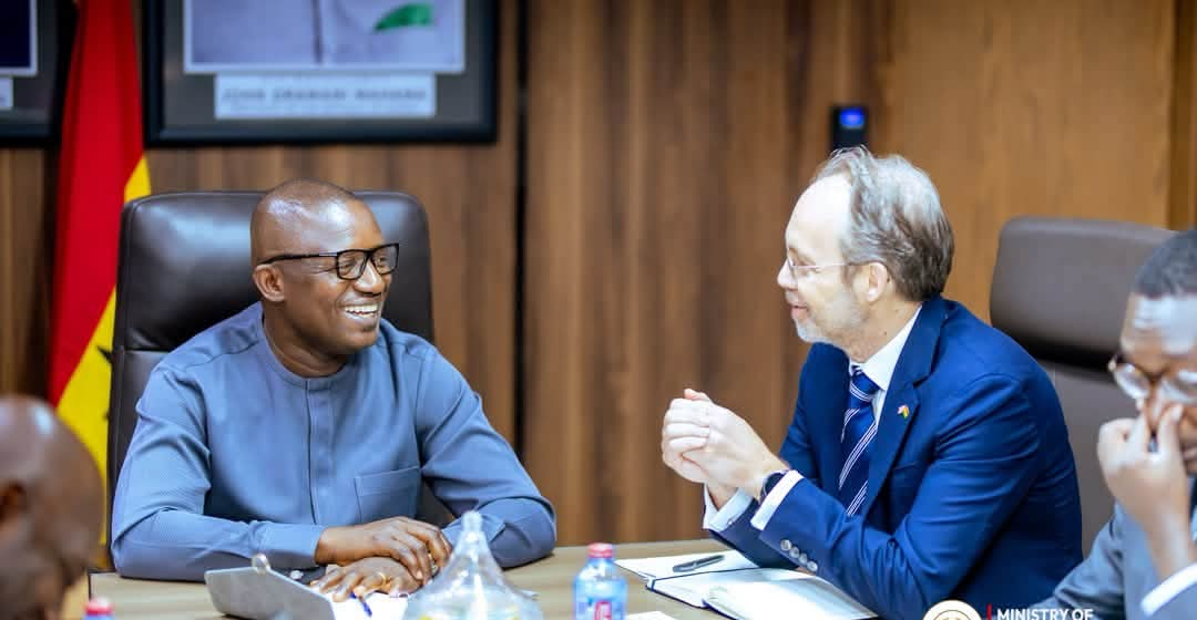 WhatsApp Image 2026-07-14 at 11.25.40 PM The minister for Energy and Green Transition dr John Jinapor has received a delegation from the British High Commission, Accra, led by the British High Commissioner to Ghana, H.E. Christian Rogg.